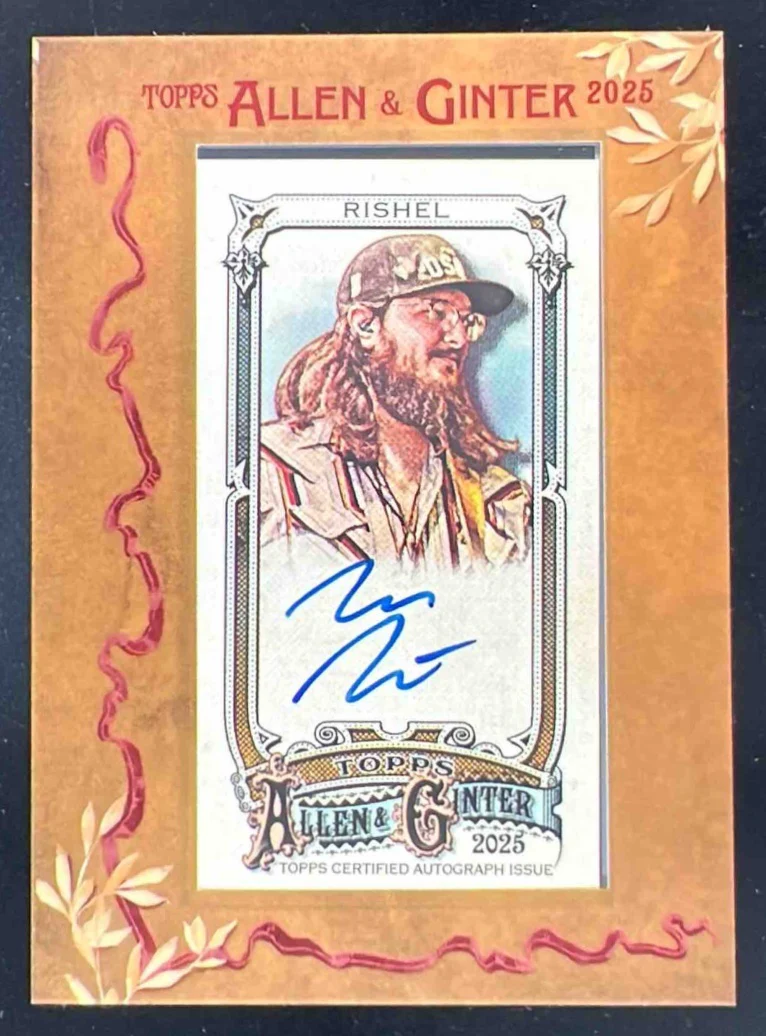 2025 Topps Allen & Ginter Framed Mini #MA-ZR Zach Rishel Auto