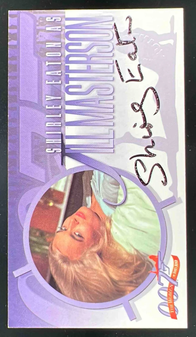1998 Inkworks 007 Goldfinger Autograph Shirley Eaton Auto