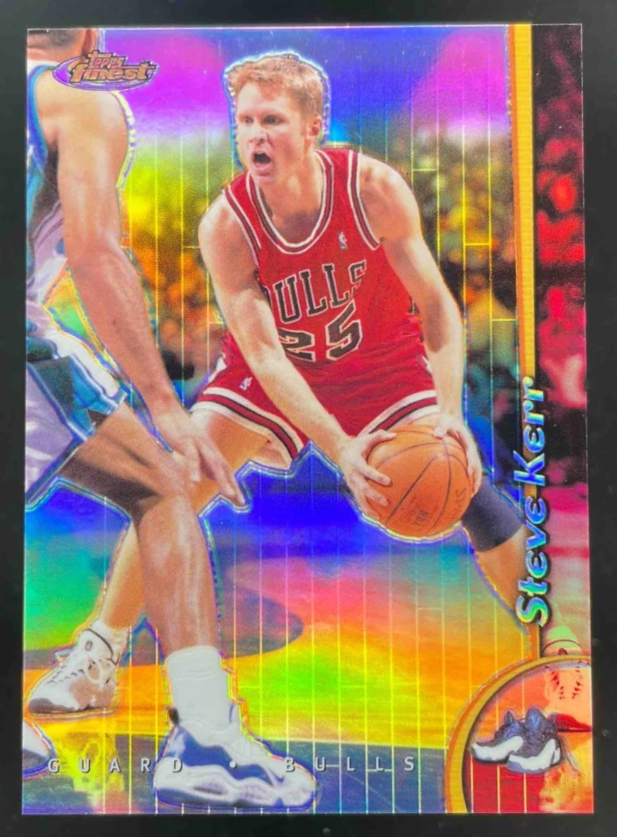 1998-99 Topps Finest No Protector Refractors #45 Steve Kerr