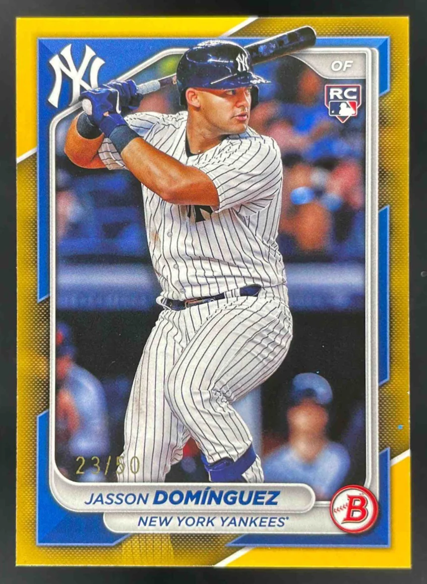2024 Bowman Gold #17 Jasson Dominguez RC /50