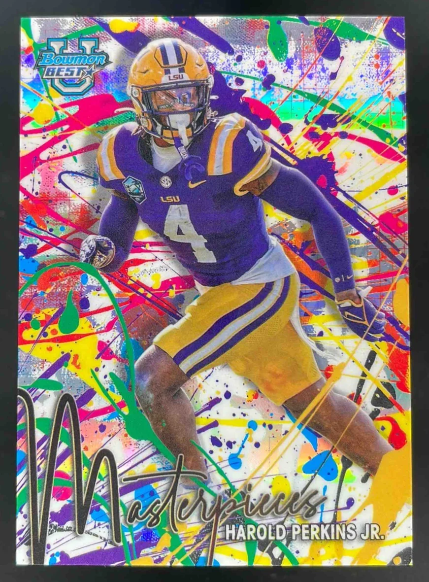 2024 Bowman Best University Bowman Masterpieces #BM-5 Harold Perkins Jr.