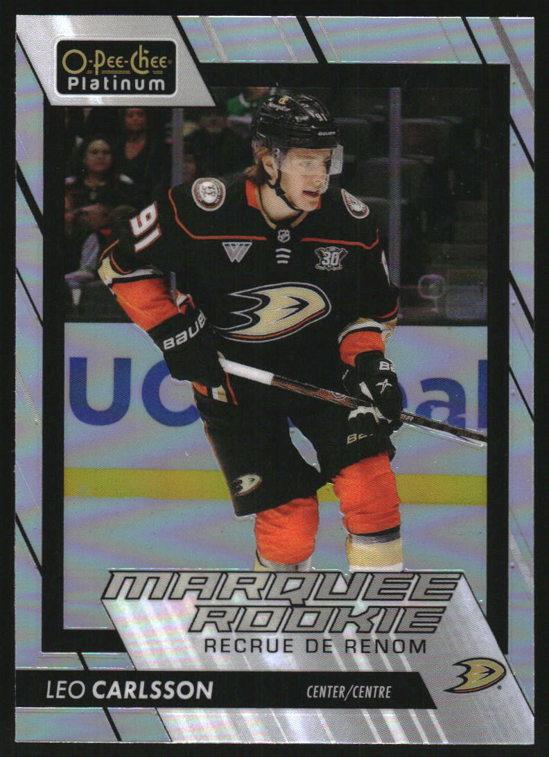 2023-24 O-Pee-Chee Platinum Rainbow #293 Leo Carlsson RC Rookie