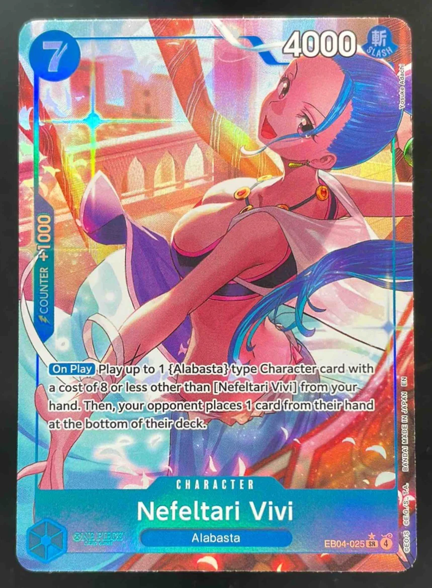 Nefeltari Vivi Alternate Art - The Azure Sea's Seven OP14 One Piece