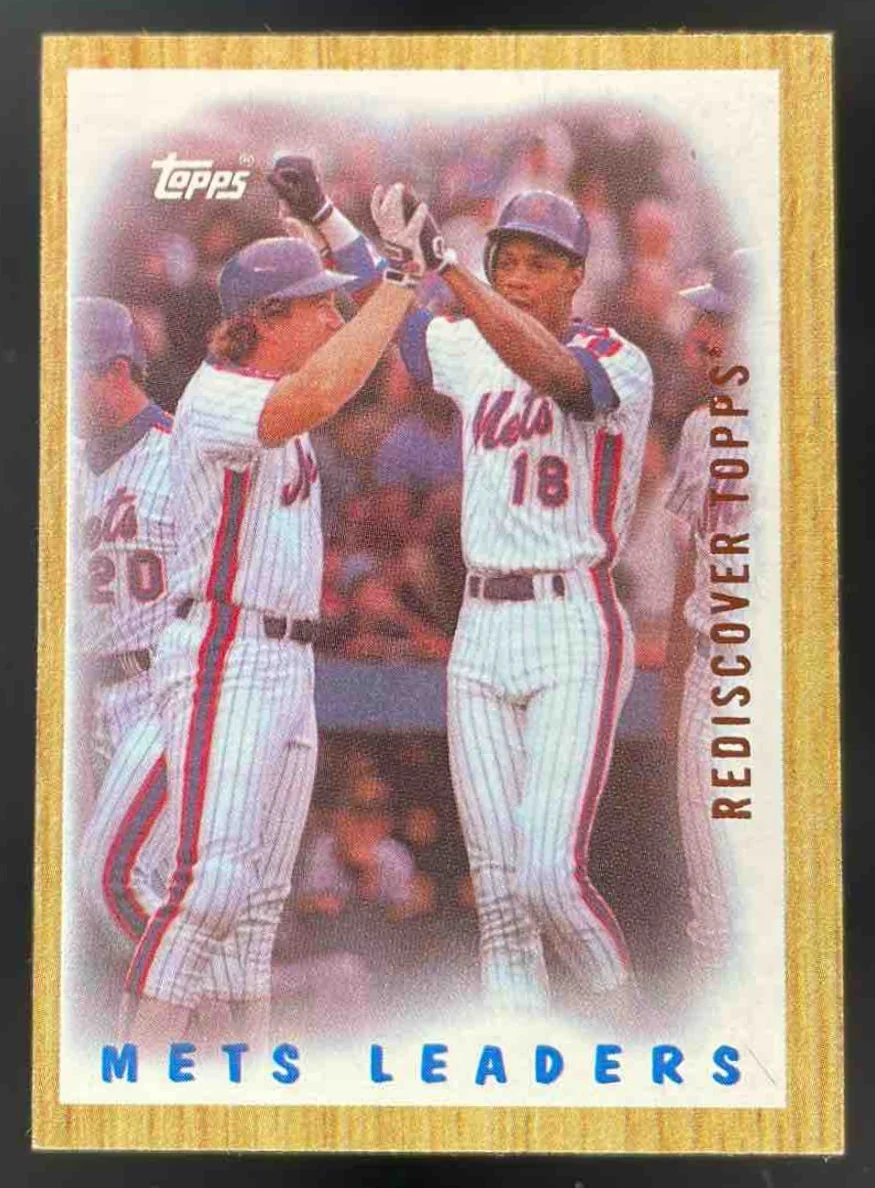 1987 Topps #331 Mets Leaders Rediscover Topps