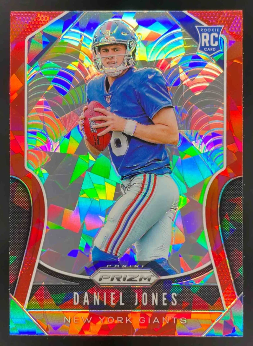 2019 Panini Prizm Red Ice Prizm #302 Daniel Jones RC
