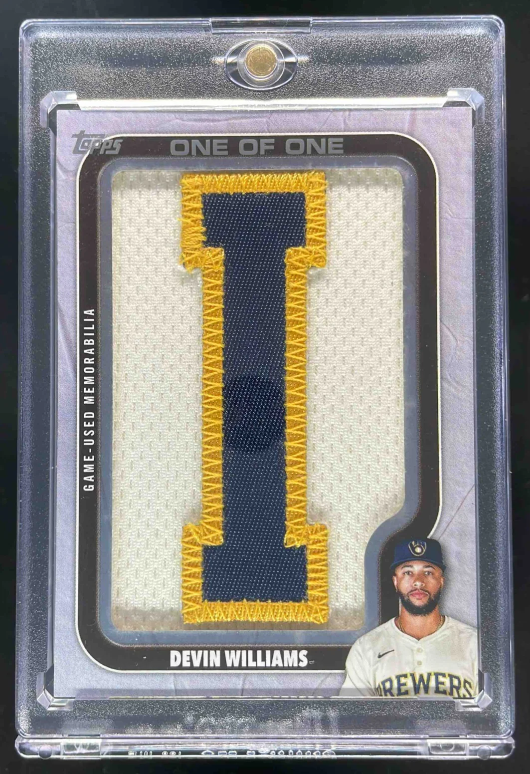 2024 Topps In the Name Relics #ITN-DW Devin Williams 1/1