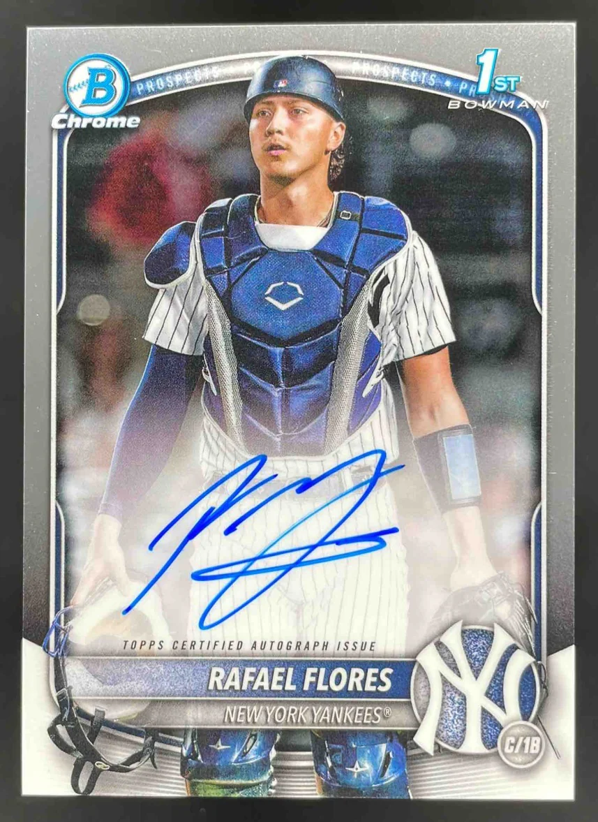 2025 Bowman Chrome Prospect Autographs #CPA-RF Rafael Flores RC Auto