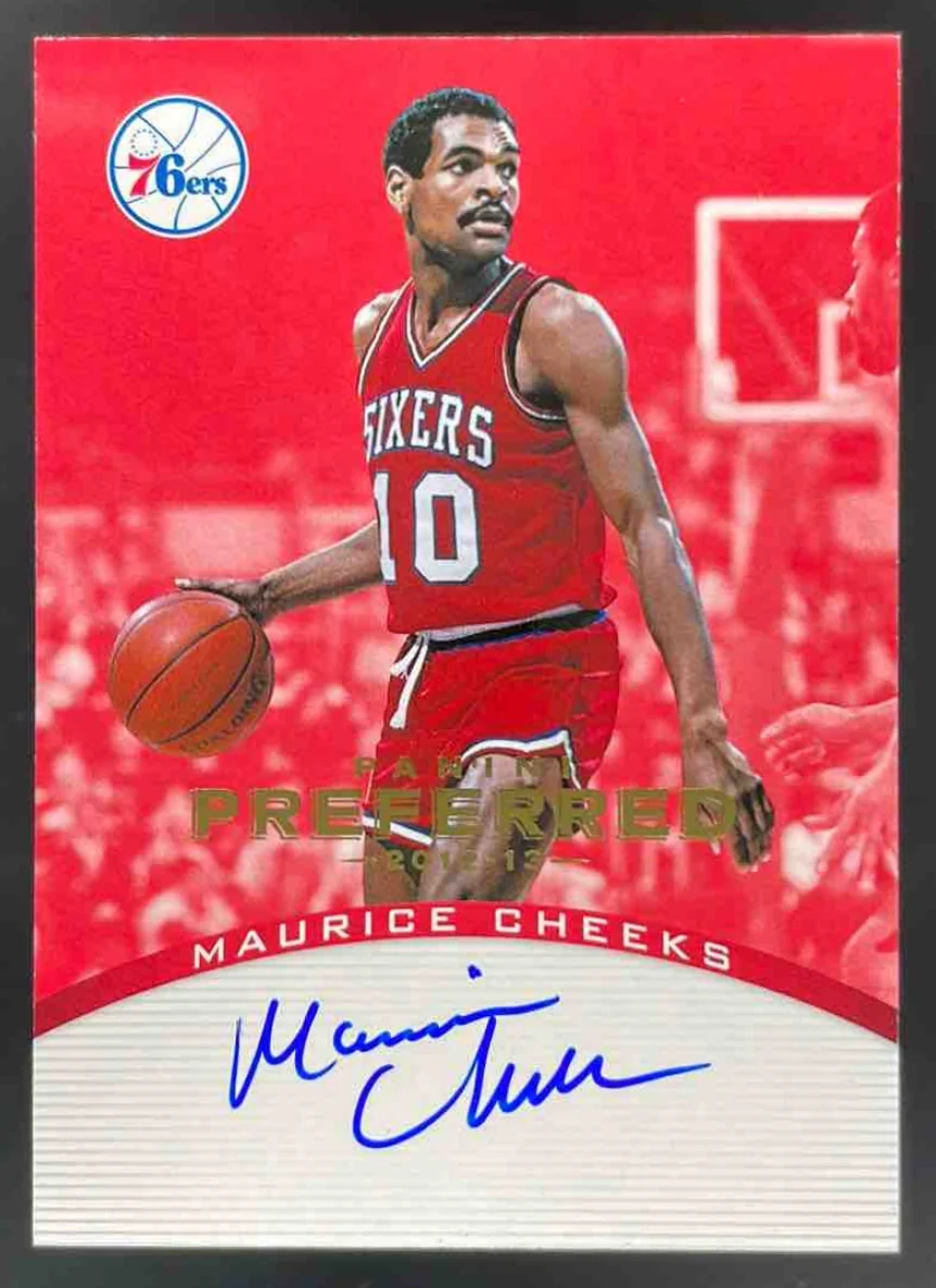 2012-13 Panini Preferred #180 Maurice Cheeks Autograph Auto /74