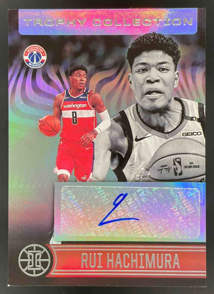 2020-21 Panini Illusions Trophy Collection Autograph #TC-RUI Rui Hachimura Auto