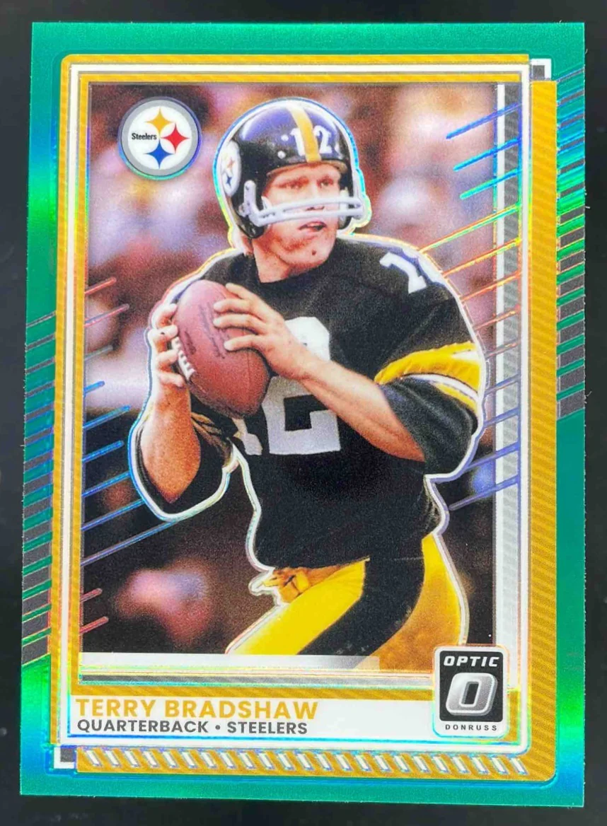 2025 Panini Donruss Optic Green Prizm #188 Terry Bradshaw /5