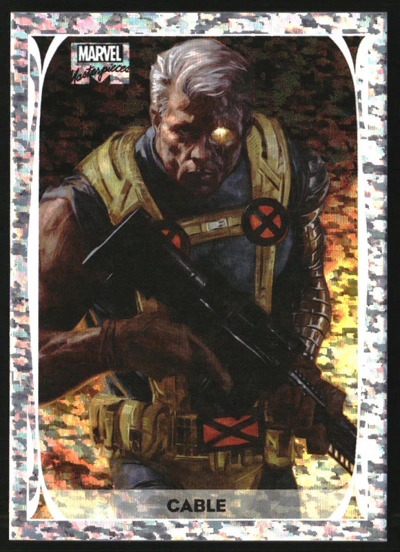 2020 Upper Deck Marvel Masterpieces Holofoil Speckle #HF3 Cable /99