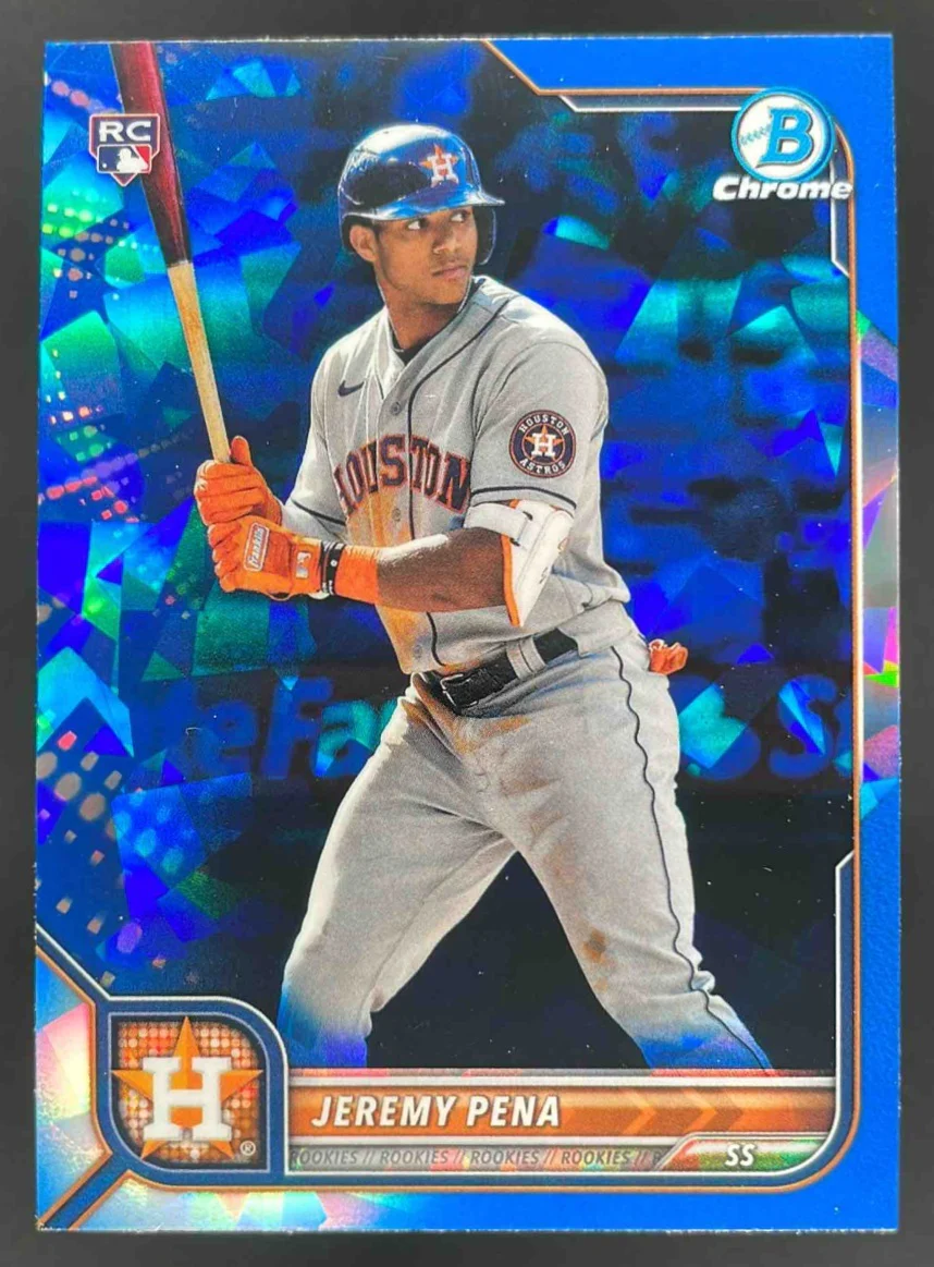 2022 Bowman Chrome Sapphire Chrome #35 Jeremy Pena RC
