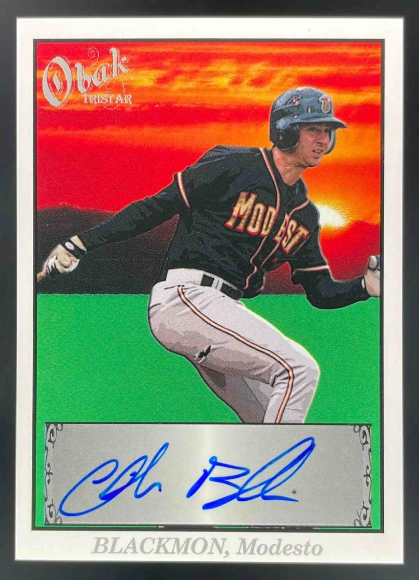 2009 TriStar Obak Autographs #A2 Charlie Blackmon Auto