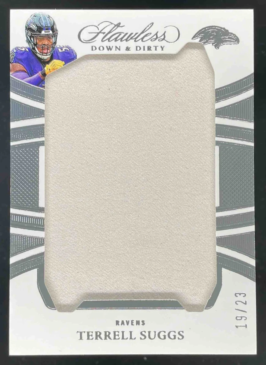 2025 Panini Flawless Down and Dirty #13 Terrell Suggs /23