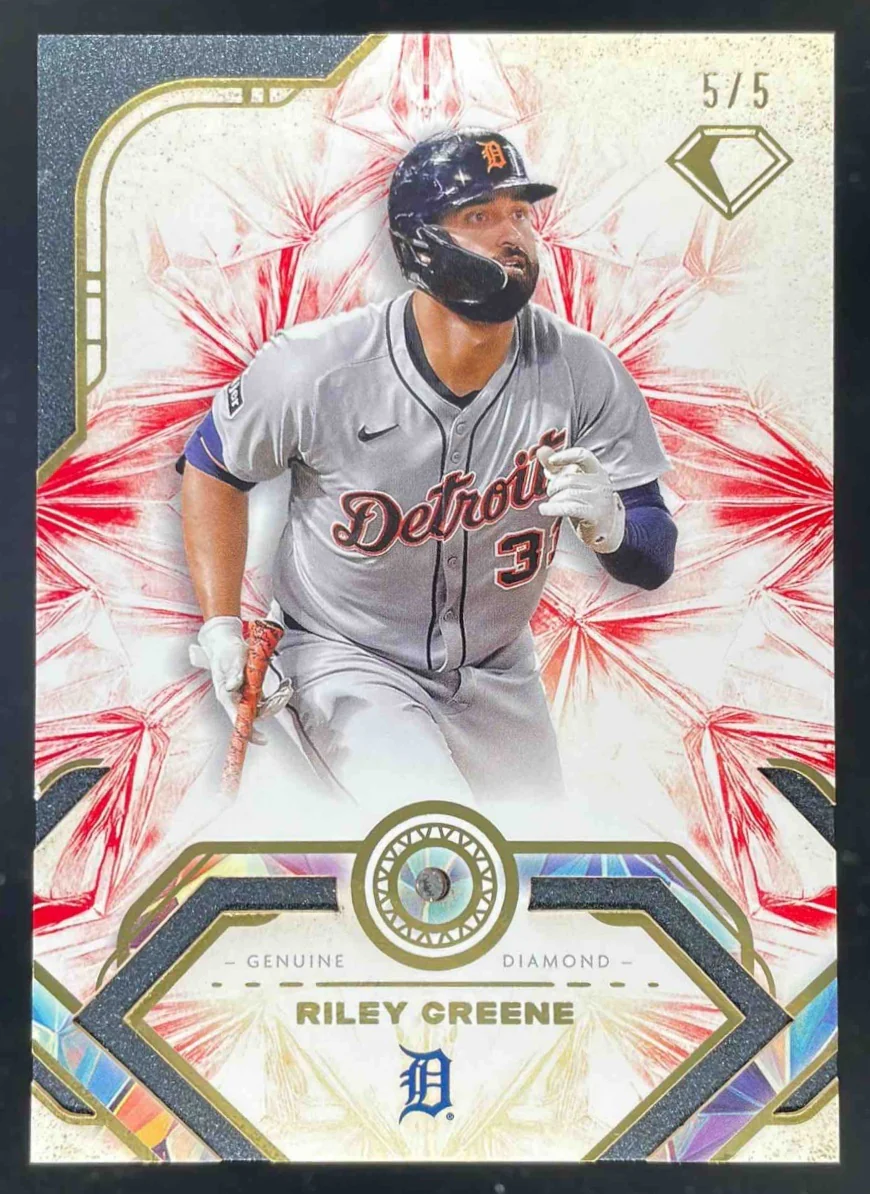 2025 Topps Diamond Icons Red #37 Riley Greene /5