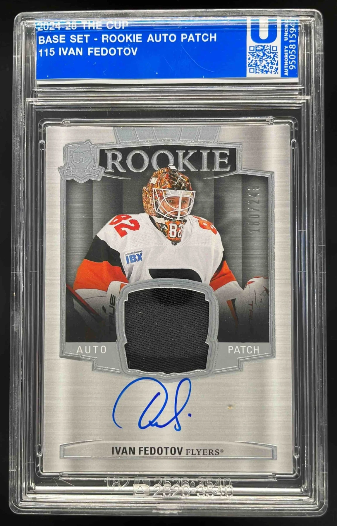 2024-25 Upper Deck The Cup #115 Ivan Fedotov Rookie Patch Auto RC /249