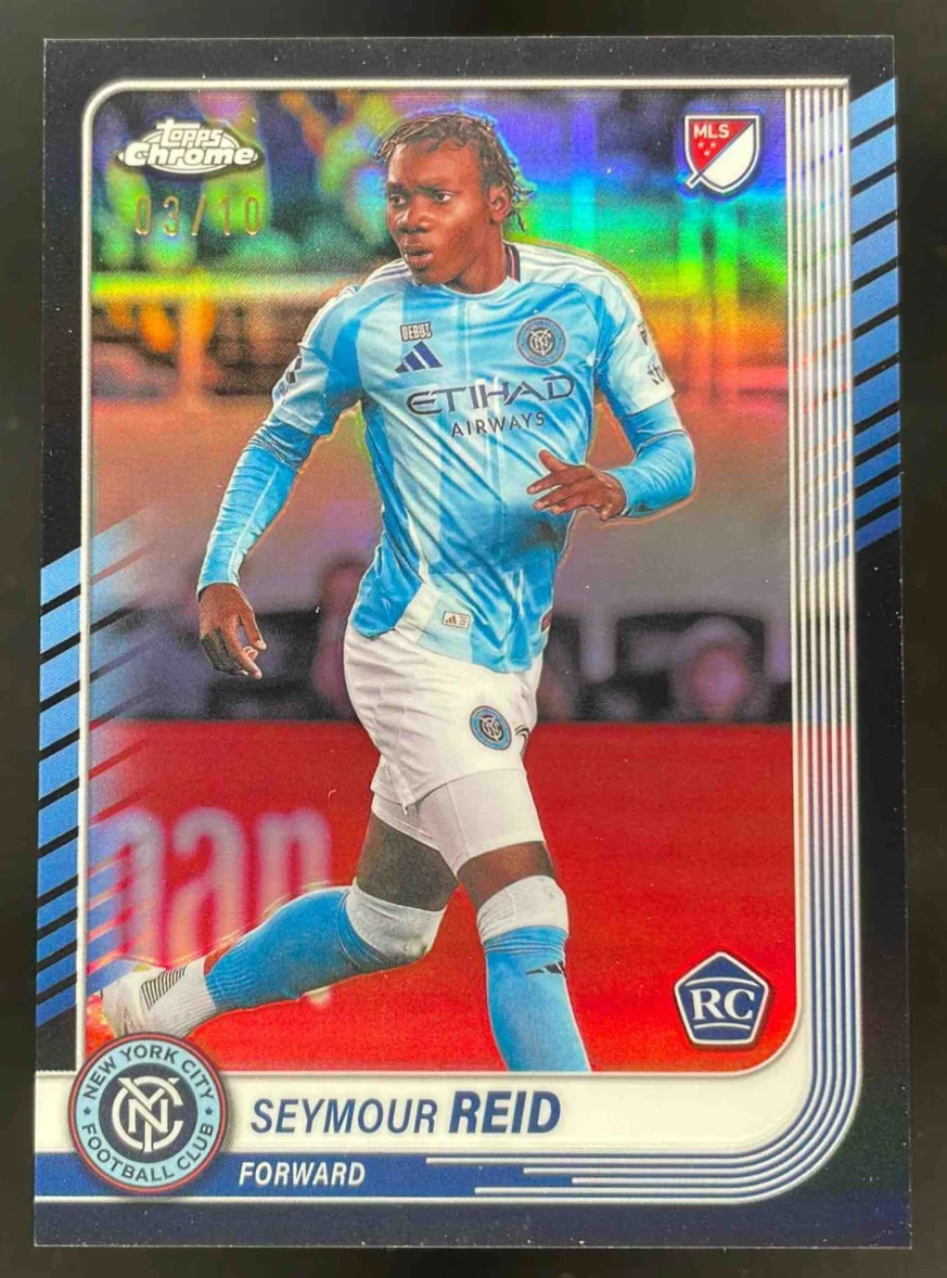 2025 Topps Chrome MLS Black Refractor #169 Seymour Reid RC /10