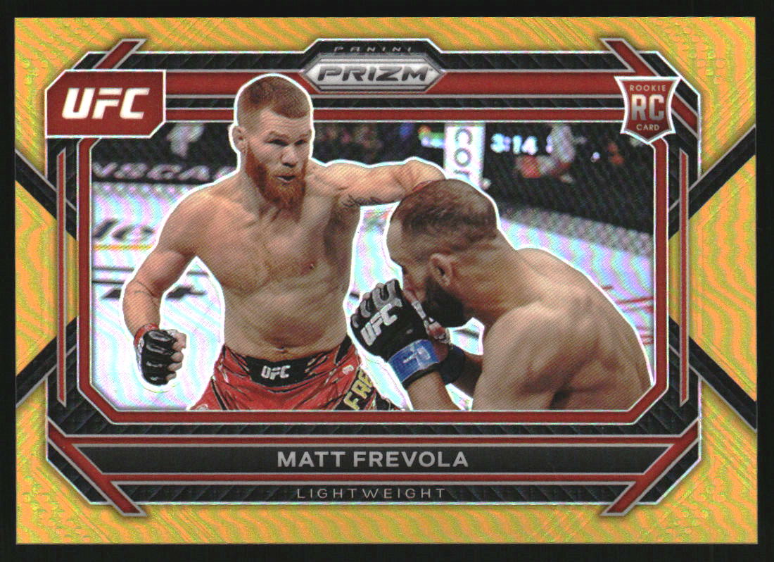 2023 Panini Prizm UFC Prizms Gold #59 Matt Frevola /10
