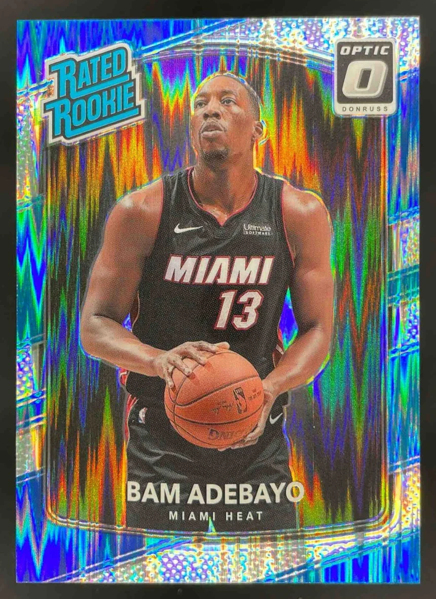2017-18 Panini Donruss Optic Rated Rookie Shock #187 Bam Adebayo RC