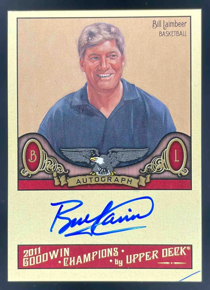 2011 Upper Deck Goodwin Champions Autographs #A-BL Bill Laimbeer Auto