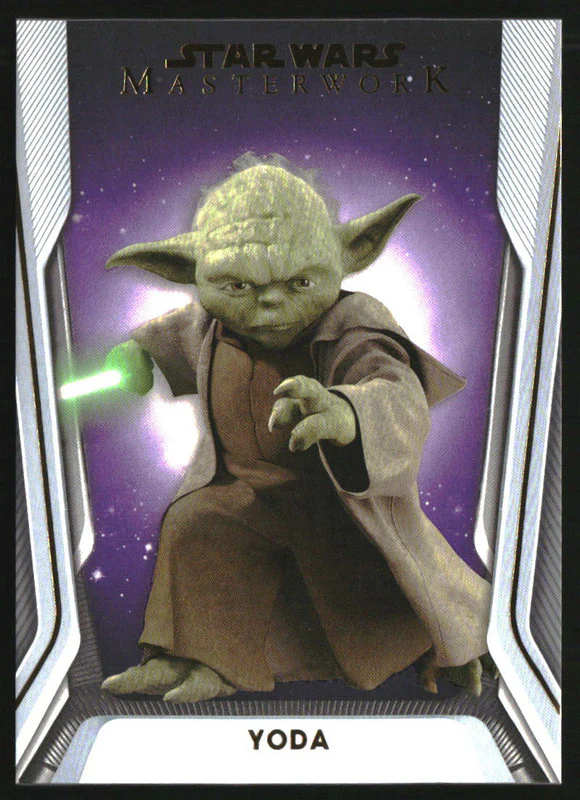 2020 Topps Star Wars Masterwork Purple #55 Yoda /50
