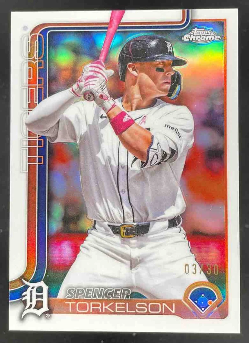 2025 Topps Chrome Update White Refractor #USC27 Spencer Torkelson /30