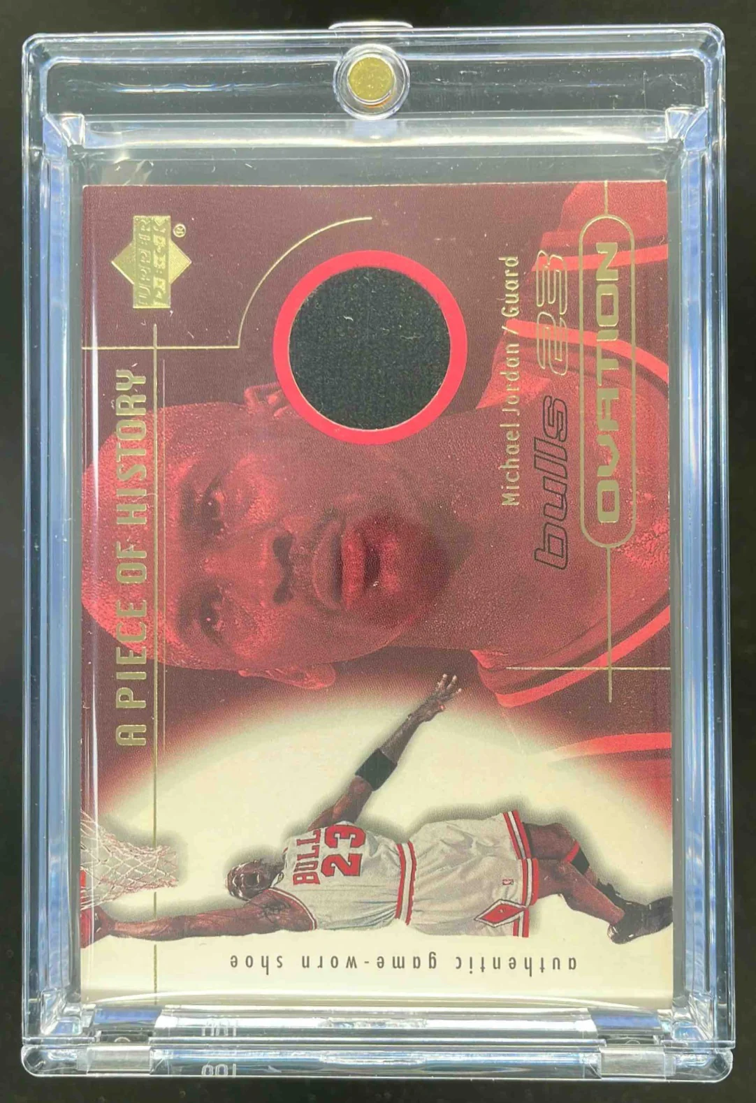 2000-01 Upper Deck Ovation A Piece of History #MJ-S Michael Jordan