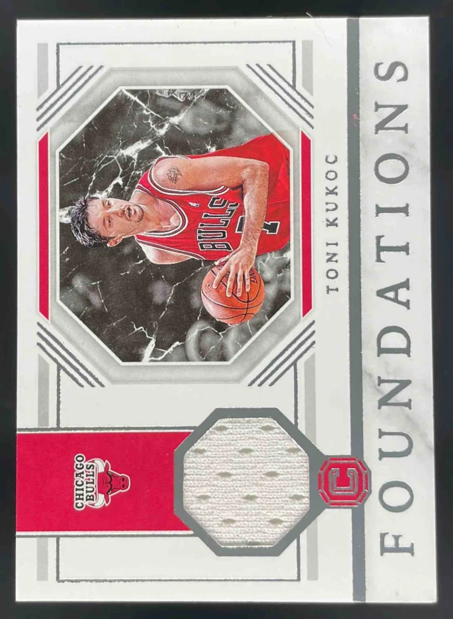 2018-19 Panini Cornerstones Foundations #FM-TKC Toni Kukoc MEM
