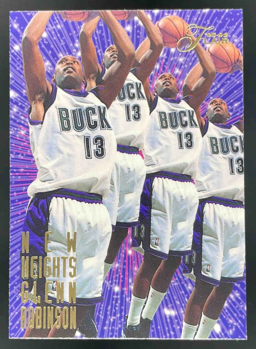 1995-96 Fleer Flair New Heights #9 Glenn Robinson