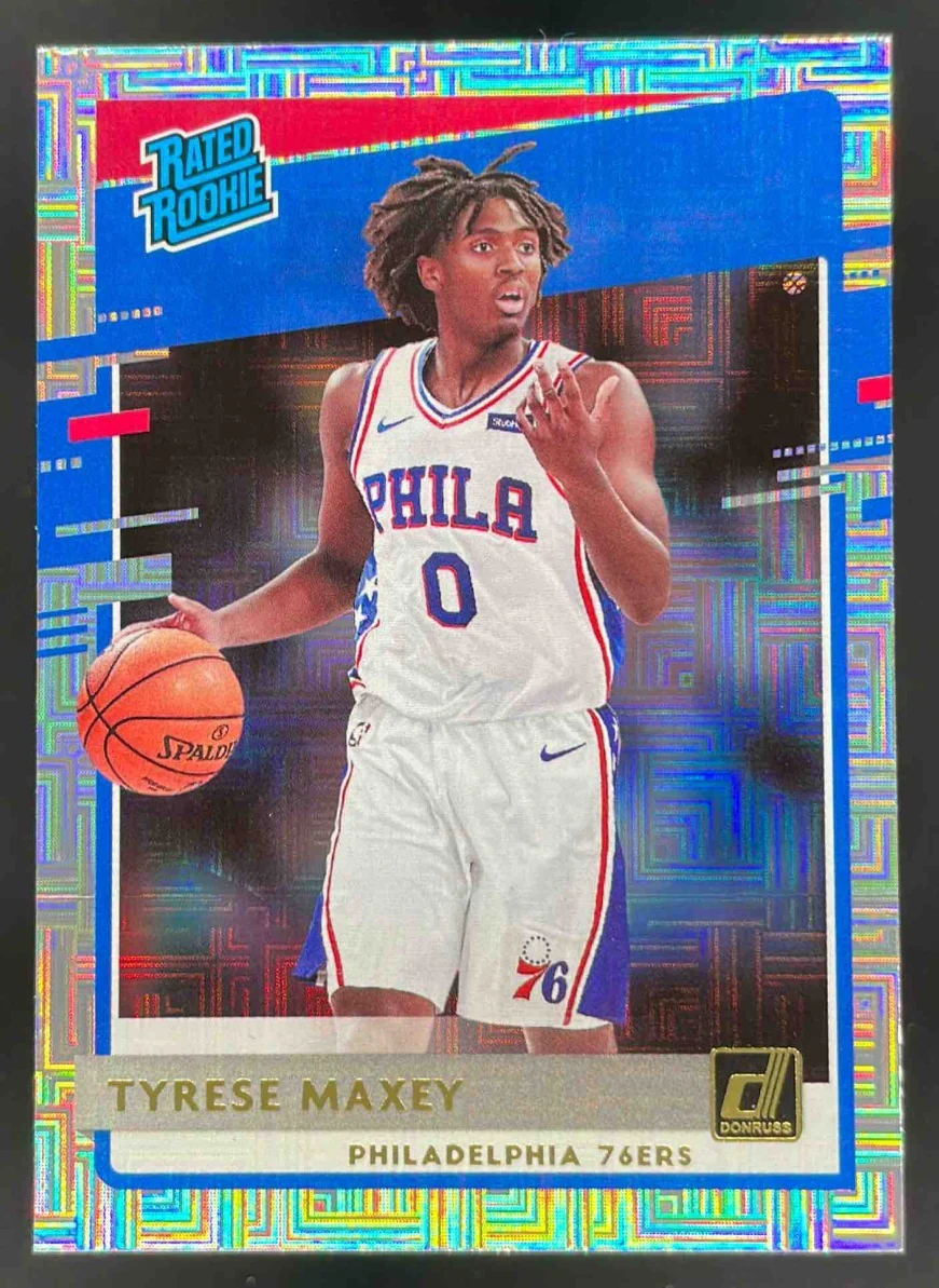 2020-21 Panini Donruss Choice #211 Tyrese Maxey RC
