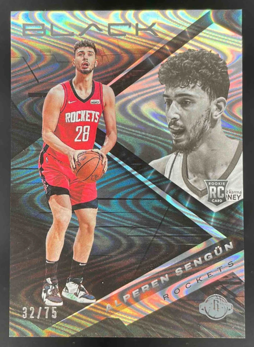 2021-22 Panini Black Silver #81 Alperen Sengun RC /75
