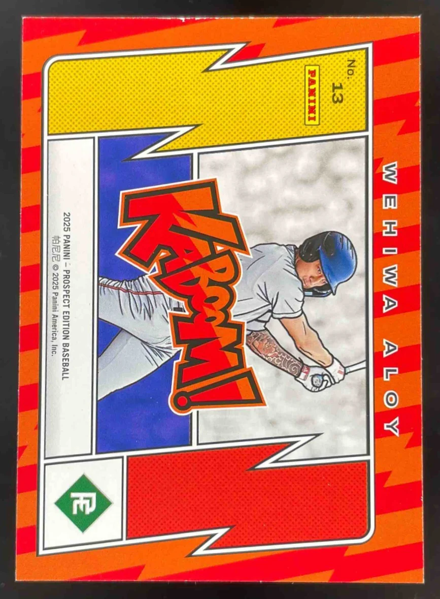 2025 Panini Prospect Edition Kaboom! #13 Wehiwa Aloy - Image 2