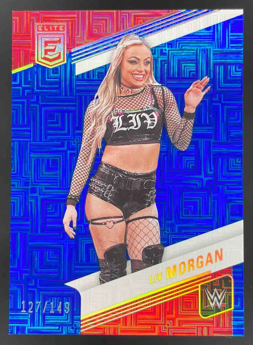 2023 Panini Donruss Elite WWE Blue #2 Liv Morgan /149