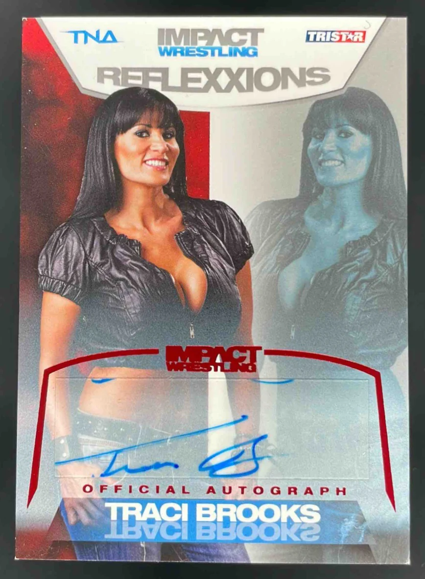 2012 TriStar Impact TNA Reflexxions Autographs Red #49 Traci Brooks Auto /25