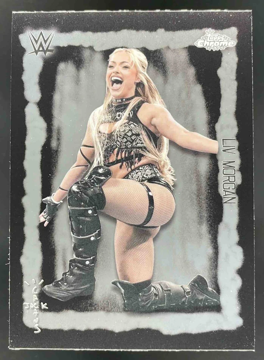 2025 Topps Chrome WWE x Cactus Jack Festival Fury #FVF-6 Liv Morgan