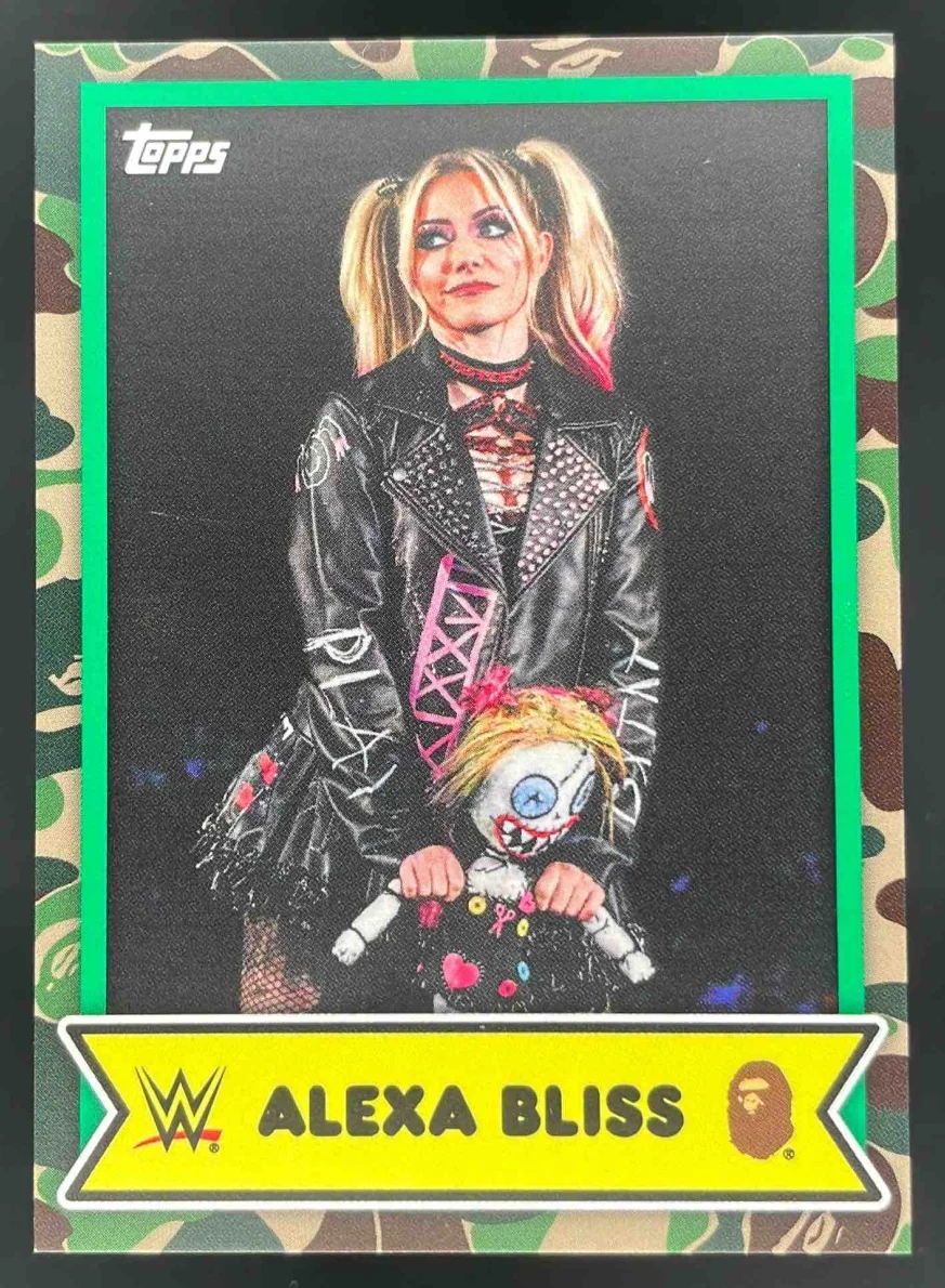 2025 Topps WWE x Bape Camo #32 Alexa Bliss