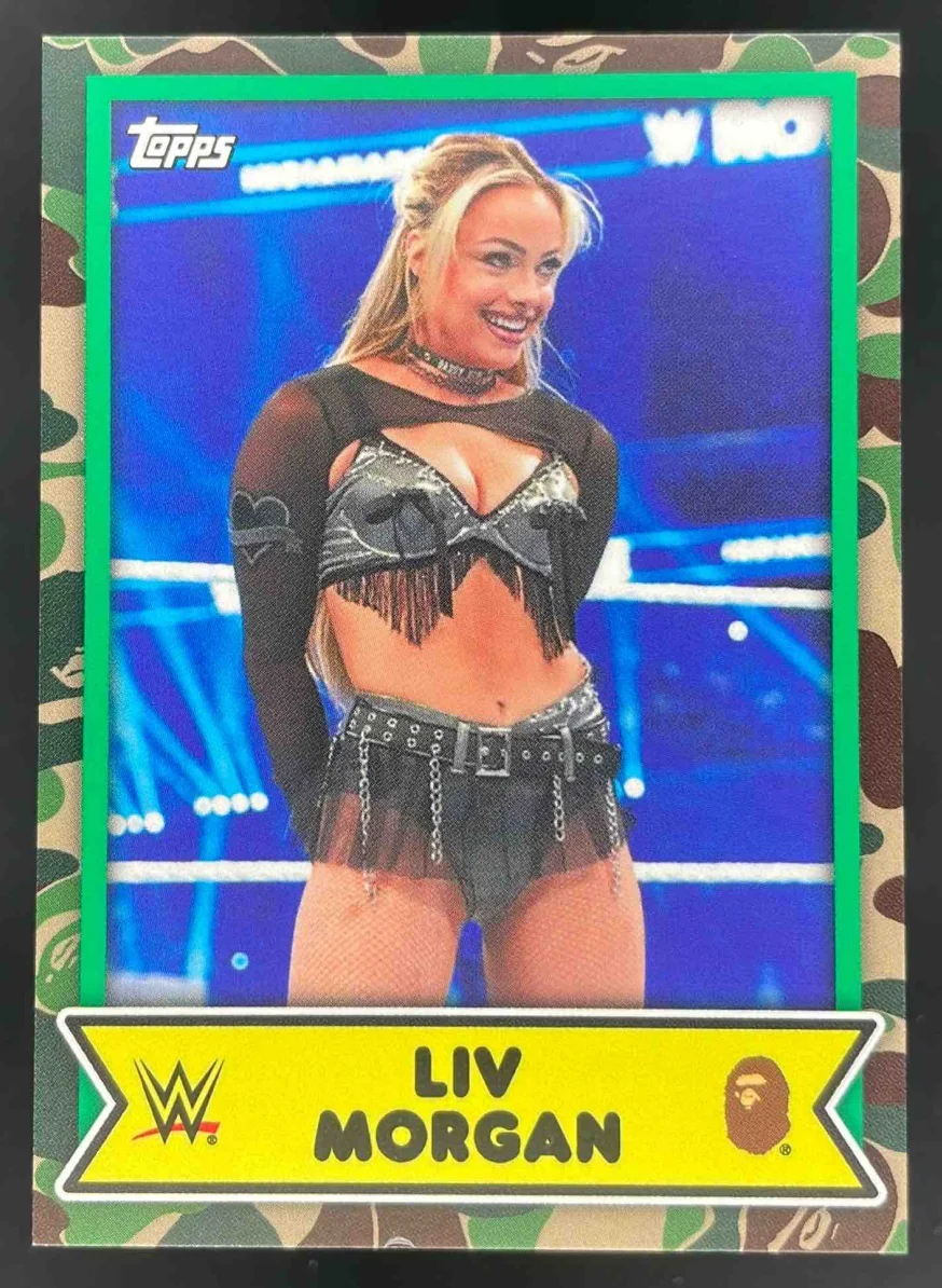2025 Topps WWE x Bape Camo #28 Liv Morgan