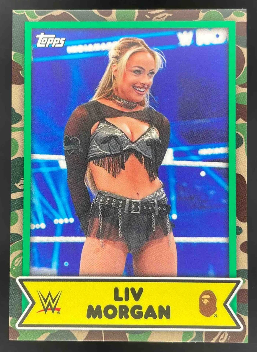 2025 Topps WWE x Bape Camo #28 Liv Morgan