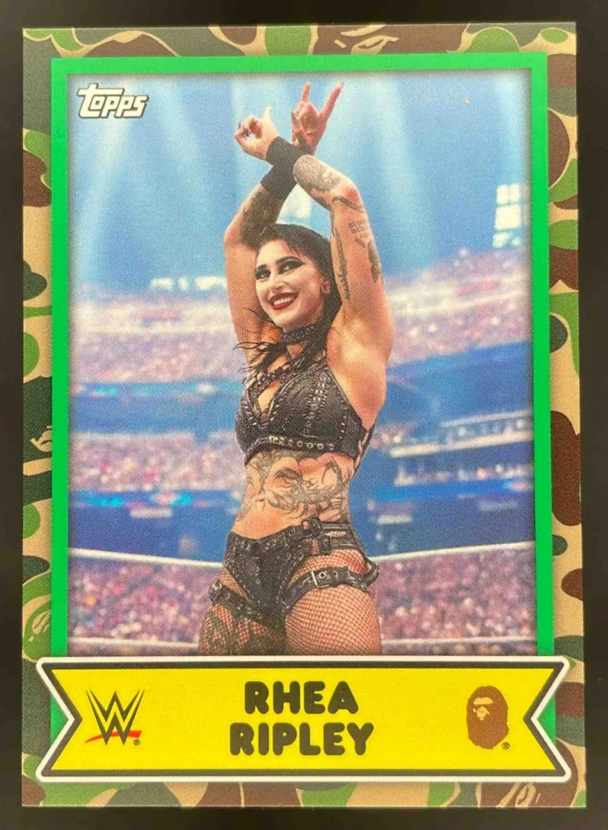 2025 Topps WWE x Bape Camo #13 Rhea Ripley
