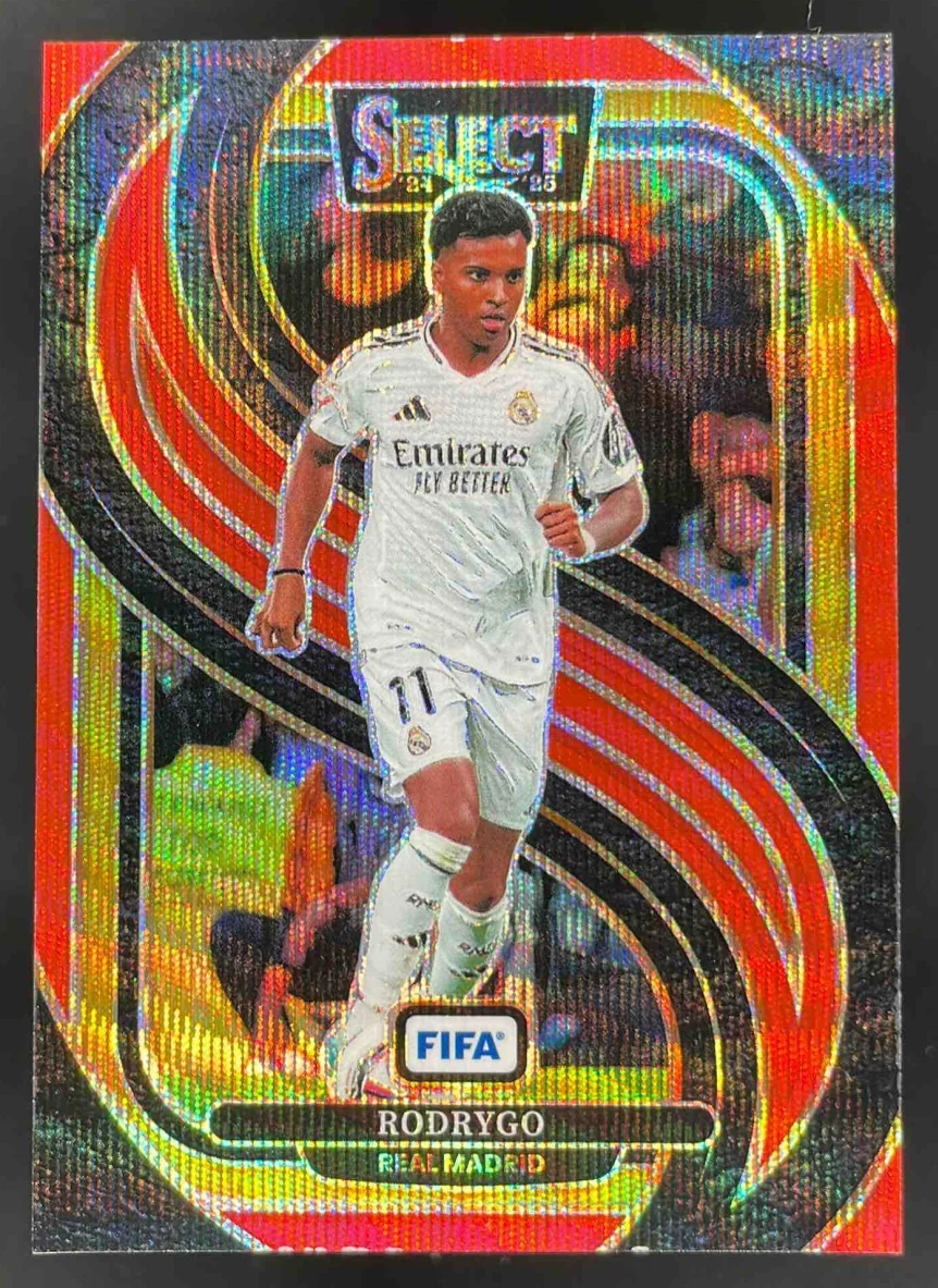 2024-25 Panini Select FIFA Mezzanine Red Wave #101 Rodrygo /59