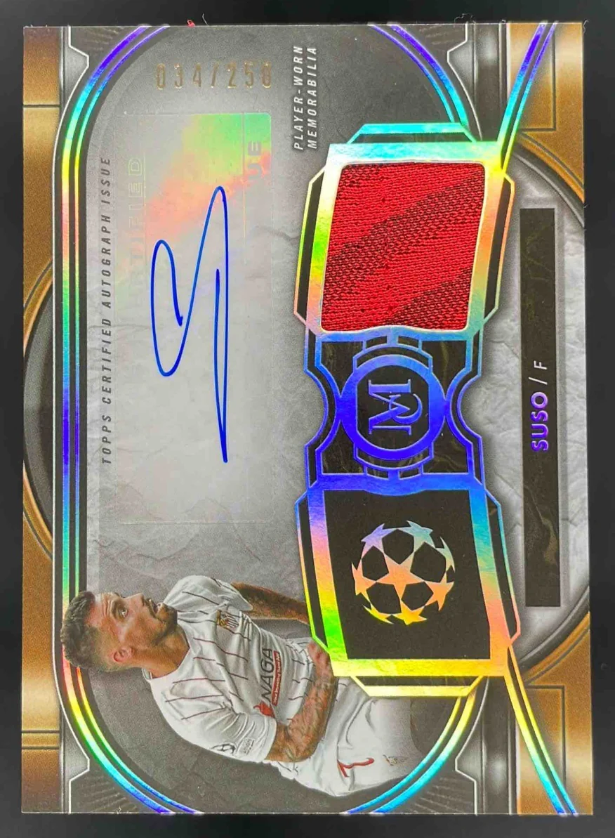 2021 Topps Museum Collection Autograph Relics #MAR-S Suso Auto /250