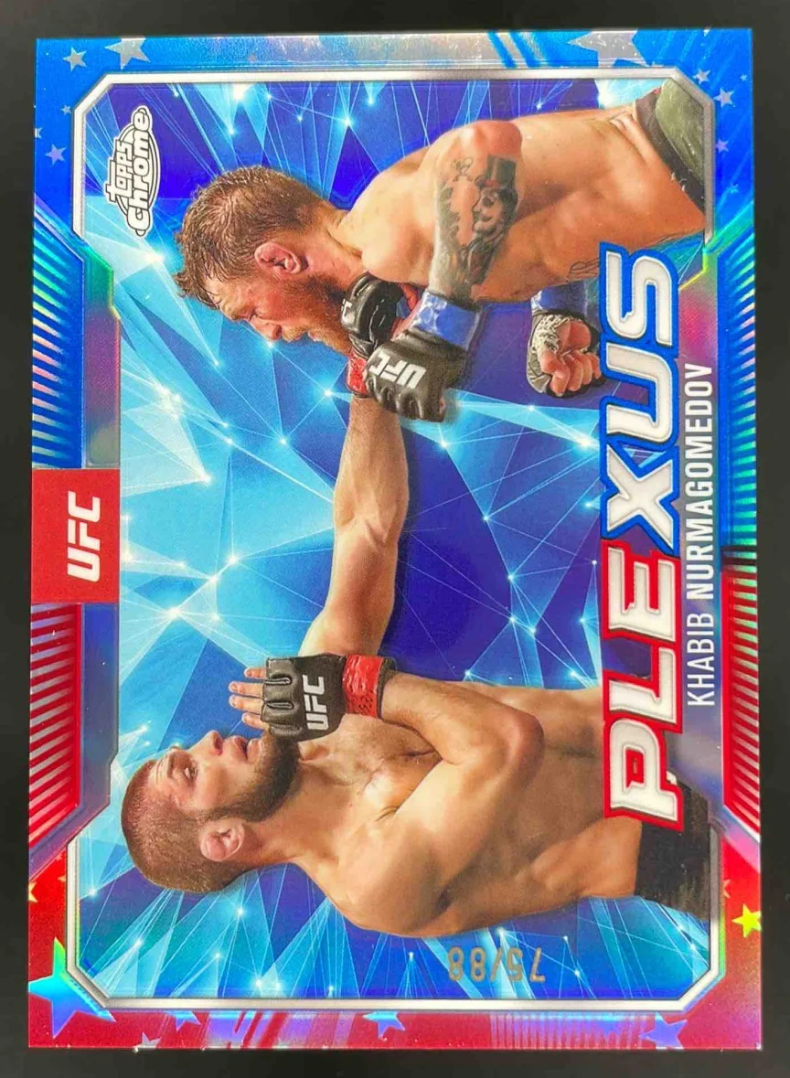 2025 Topps UFC Chrome Plexus #PLX-14 Khabib Nurmagomedov