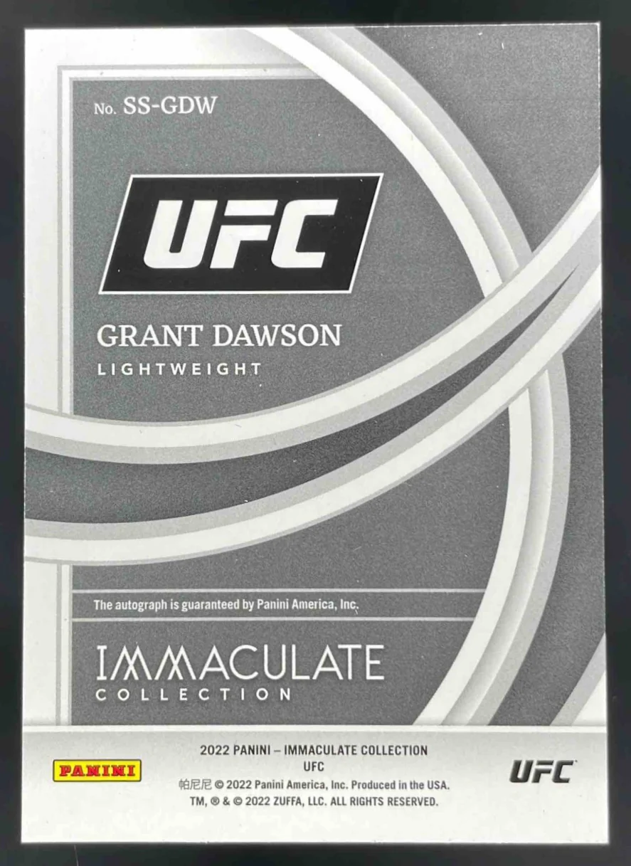 2022 Immaculate Collection Dhadowbox Grant Dawson RC Auto /99 - Image 2