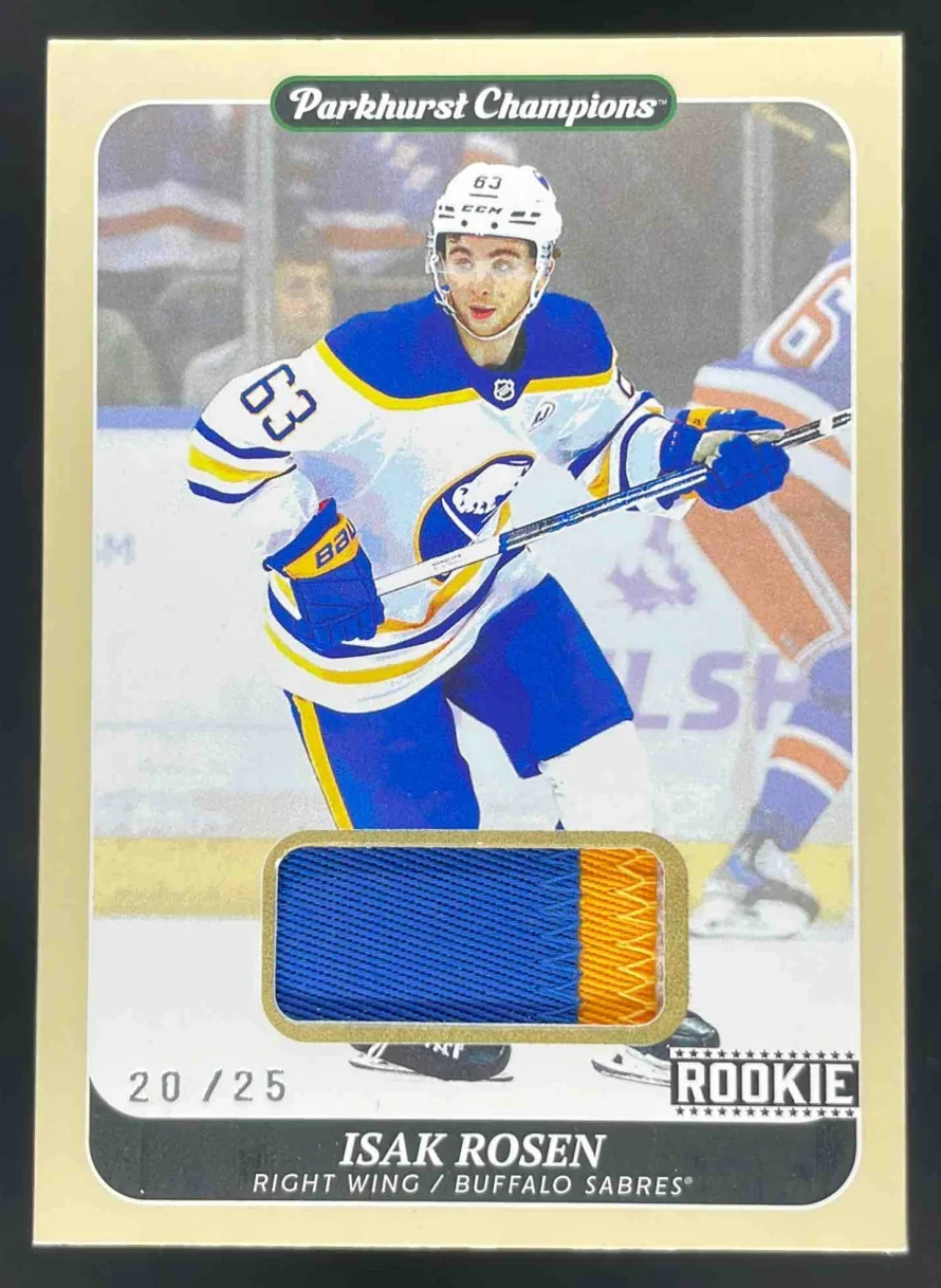 2023-24 Parkhurst Champions Patch #93 Isak Rosen /25