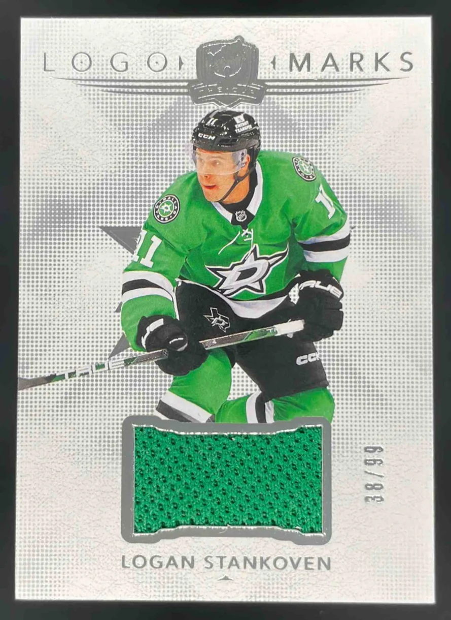 2024-25 Upper Deck The Cup Logomarks Jersey #LM-LS Logan Stankoven RC /99