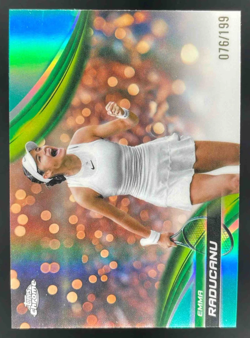 2025 Topps Chrome Aqua Refractor #79 Emma Raducanu /199