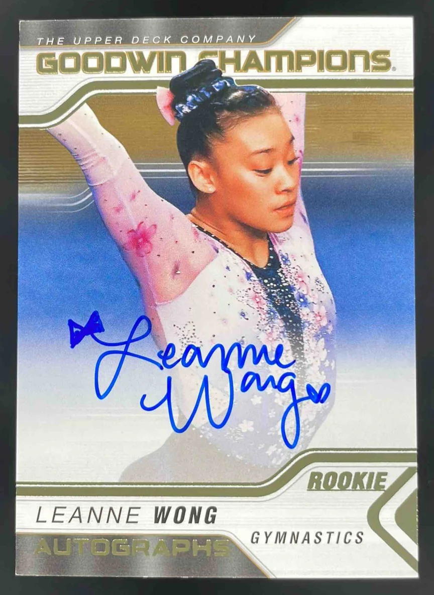 2023 Upper Deck Goodwin Champions Autographs #A-LW Leanne Wong Autograph Auto