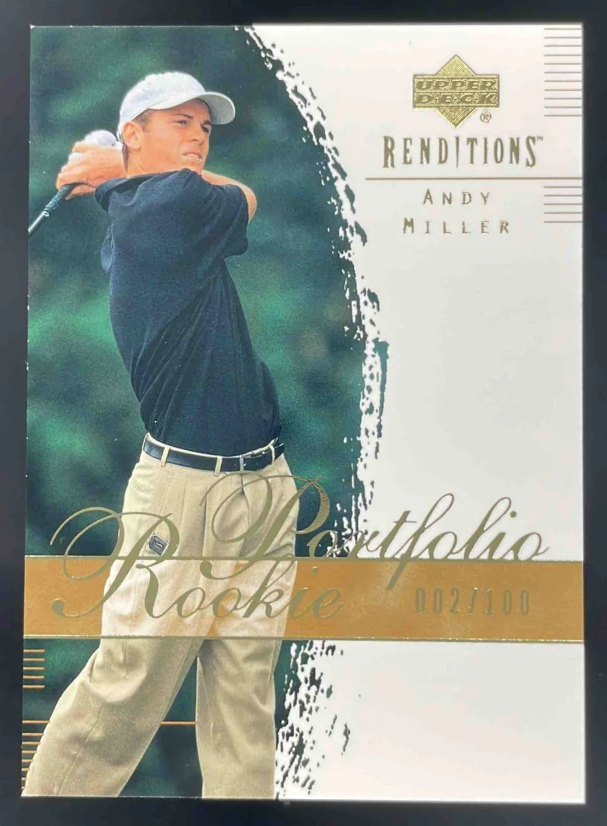 2003 Upper Deck Renditions Gold #45 Andy Miller /100