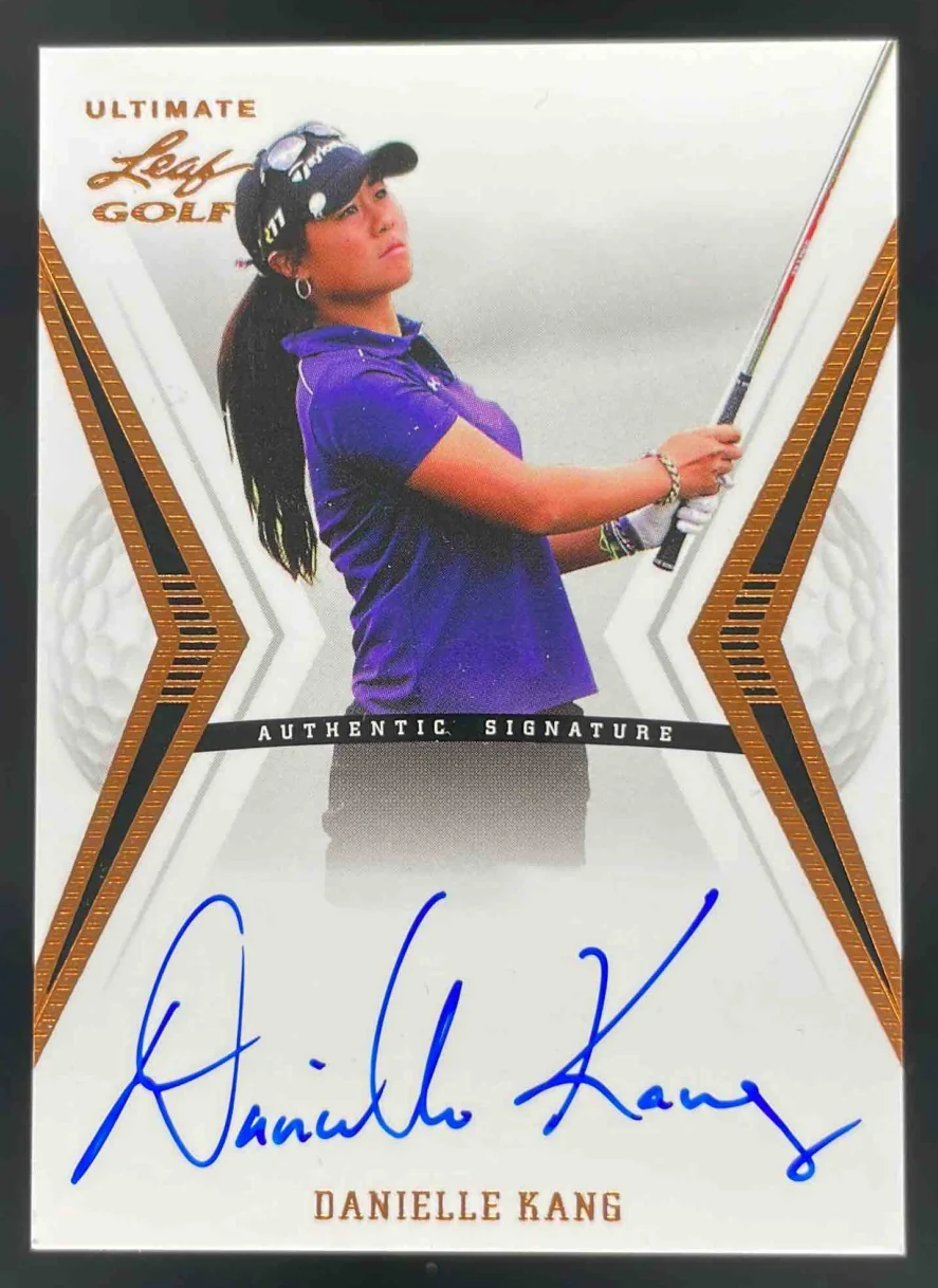 2012 Leaf Ultimate Golf Bronze Foil #BADK1 Danielle Kang Auto
