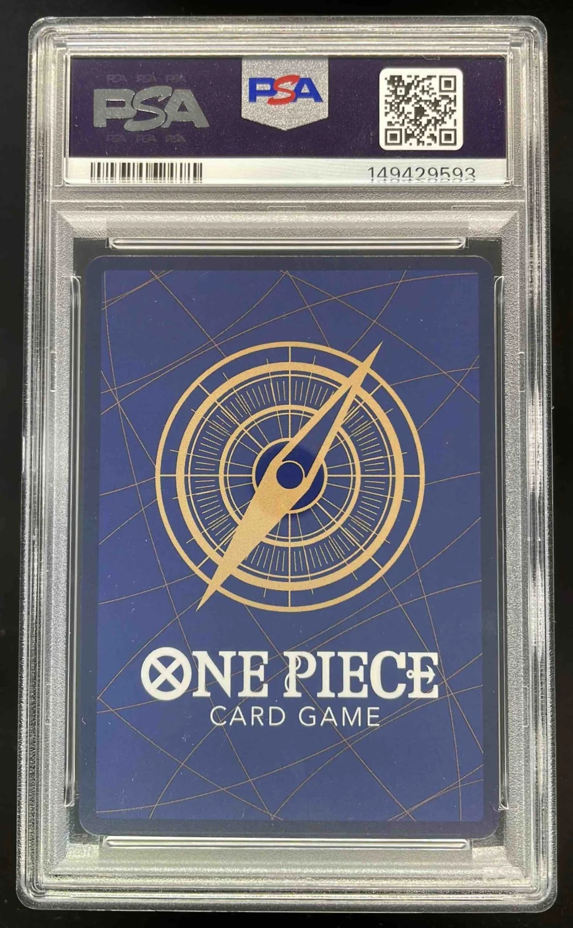 2023 One Piece OP05 EN #119 Monkey D Luffy Alternate Art PSA 10 - Image 2